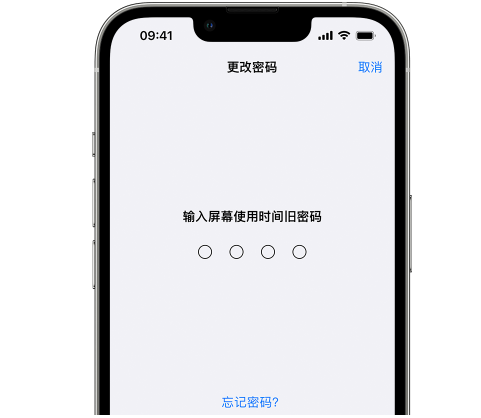 鹤城iPhone屏幕维修分享iPhone屏幕使用时间密码忘记了怎么办 