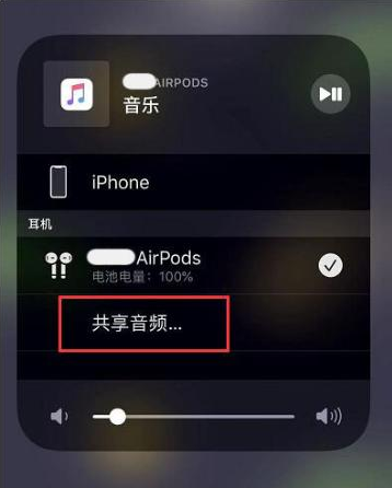 鹤城苹果14音频维修点分享iPhone14音频共享设置方法 