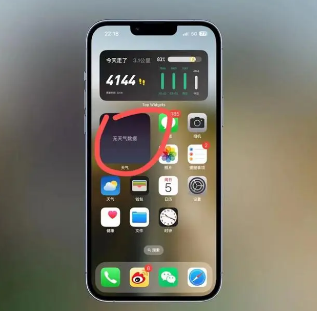 鹤城苹果手机维修分享:iOS16主屏幕天气小组件无法正常工作怎么办？ 