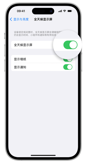 鹤城苹果14维修店分享如何自定义 iPhone 14 Pro 常亮显示屏 