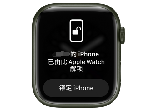 鹤城苹果手机维修分享用 AppleWatch 解锁配备面容 ID 的 iPhone方法 